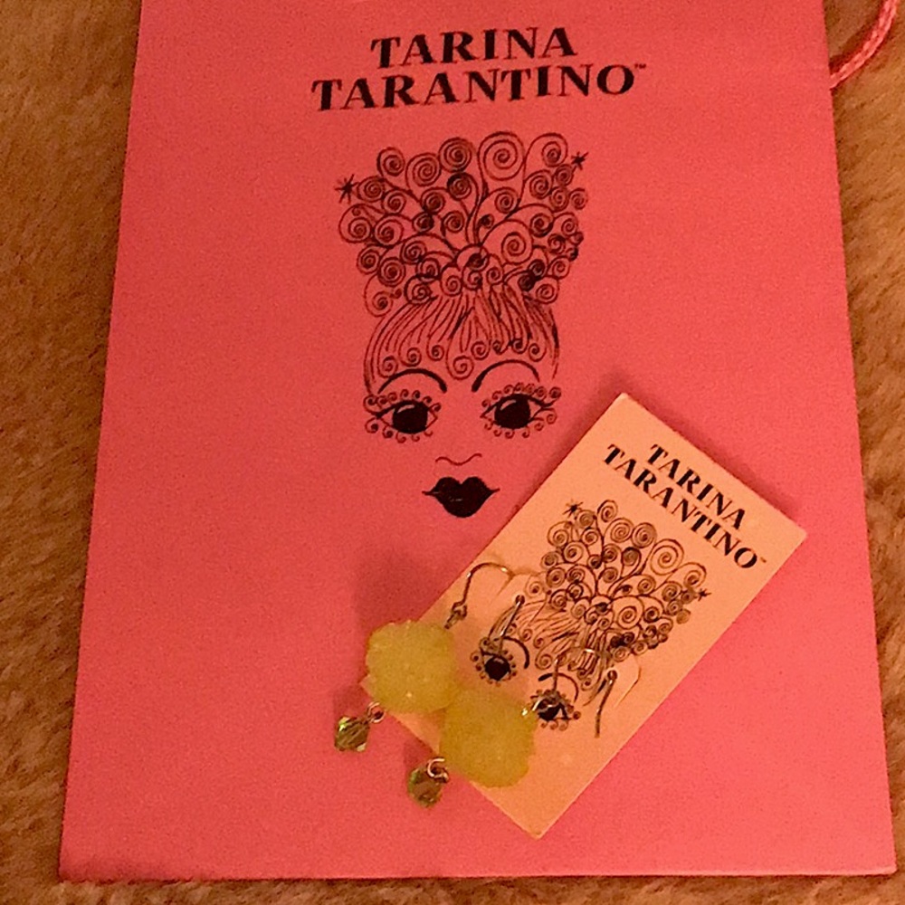 TARINA TARANTINO rosebud drop earrings